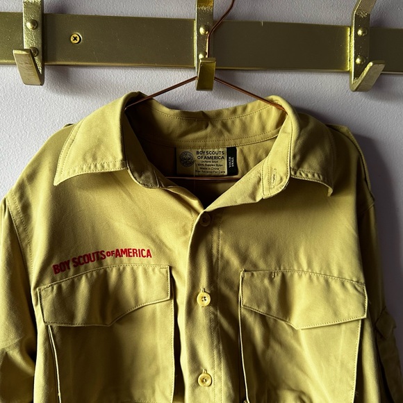 NWT Boy Scouts of America Long Sleeve Uniform Shirt Size S - Picture 2 of 14